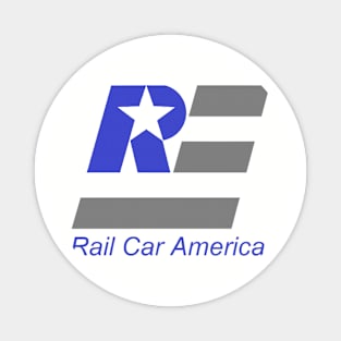 Rail Car America Logo Magnet